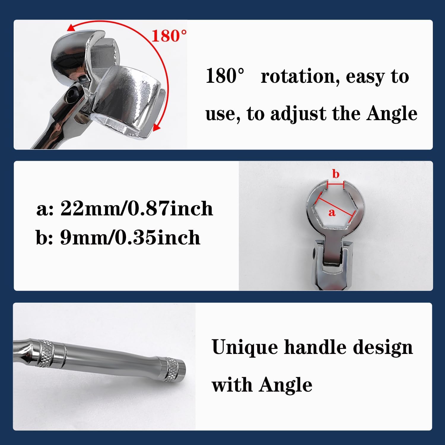 7/8-Inch (22 mm) Oxygen Sensor Wrench