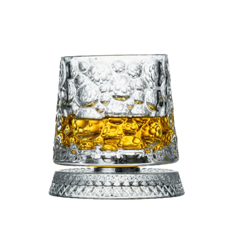 Crystal Rotating Base Tumbler