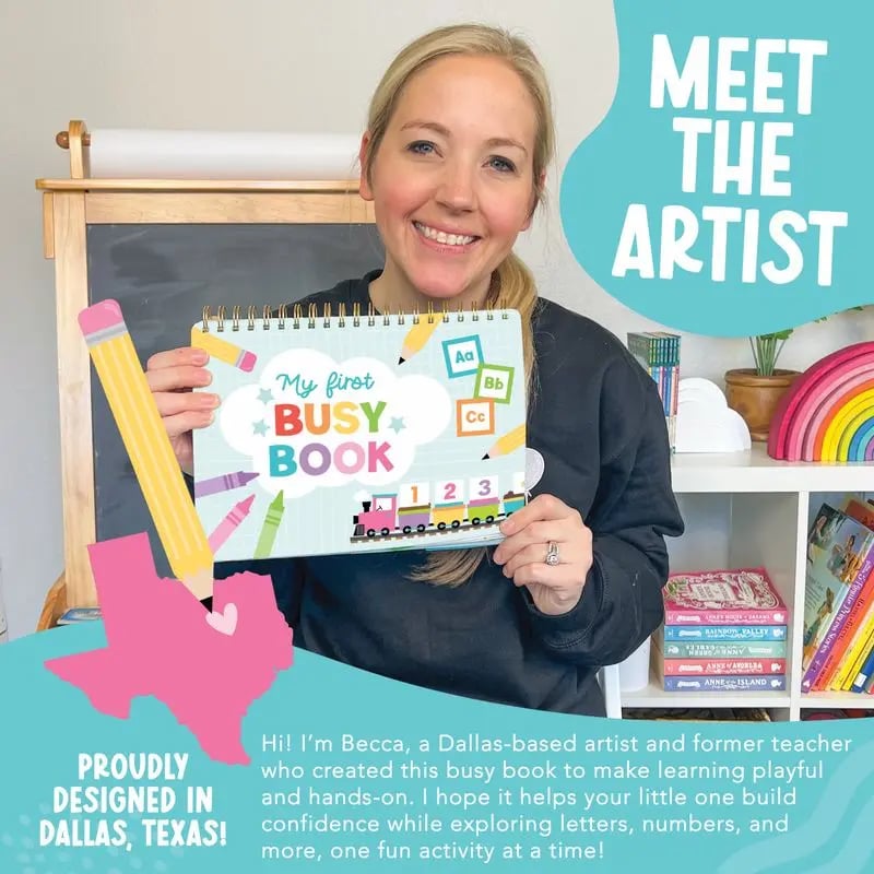 📚My First Busy Book For Toddlers 3-5