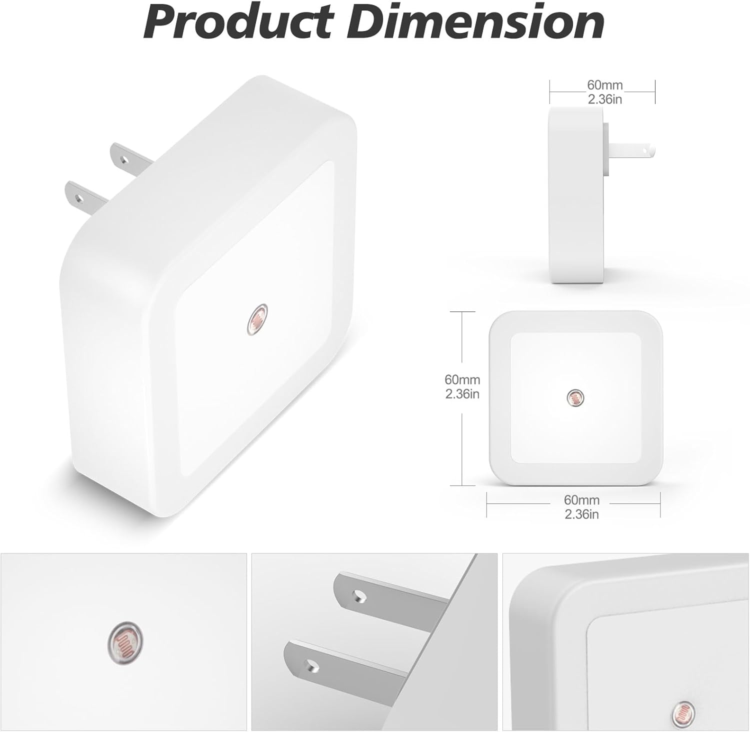 ✨Last Day 49% OFF - 6 Pack Night Lights Plug into Wall