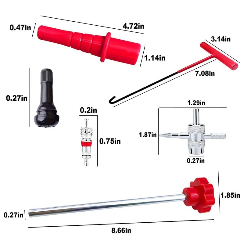 Quick Change Tire Valve Tool Kit