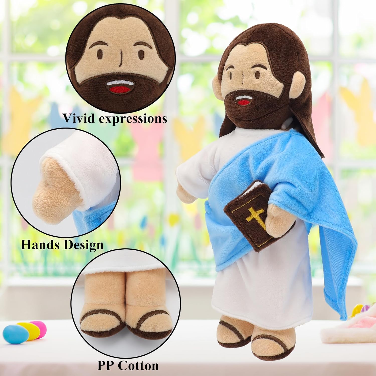 ✝️✨Jesus Plush Speaks 20 of Bible Verses and 3 of Bible Music