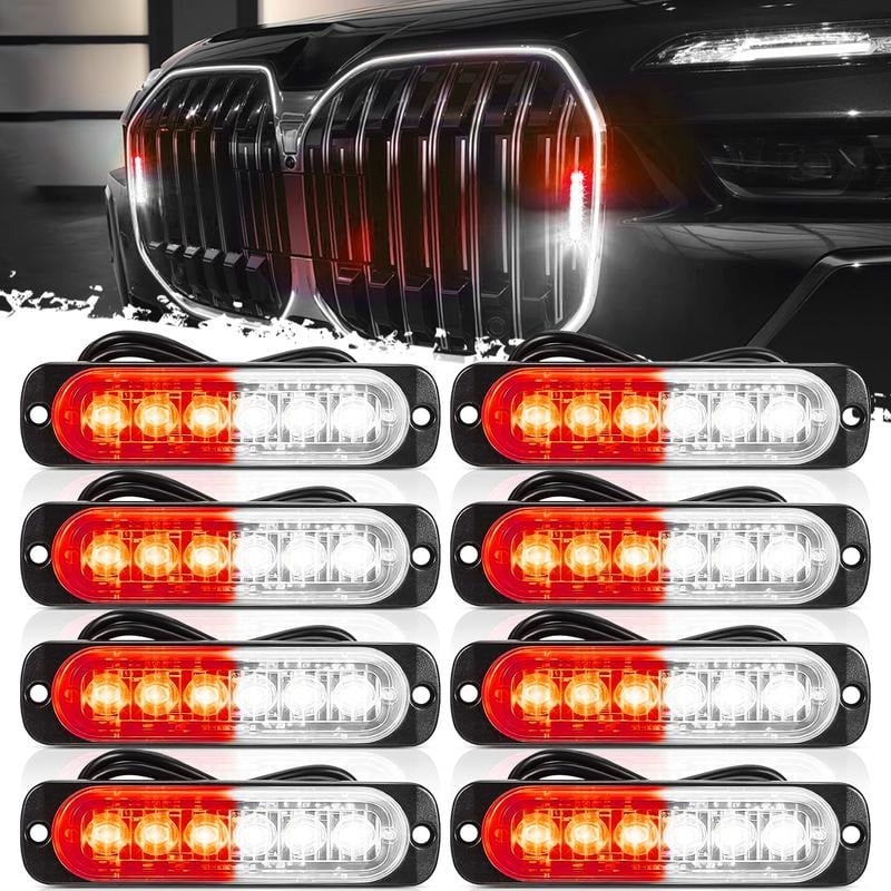 🚘 Dual-Color Emergency Strobe Light