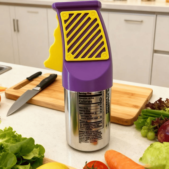 🎁 3D Printed Can Opener Effortless One-Hand One-Press Durable