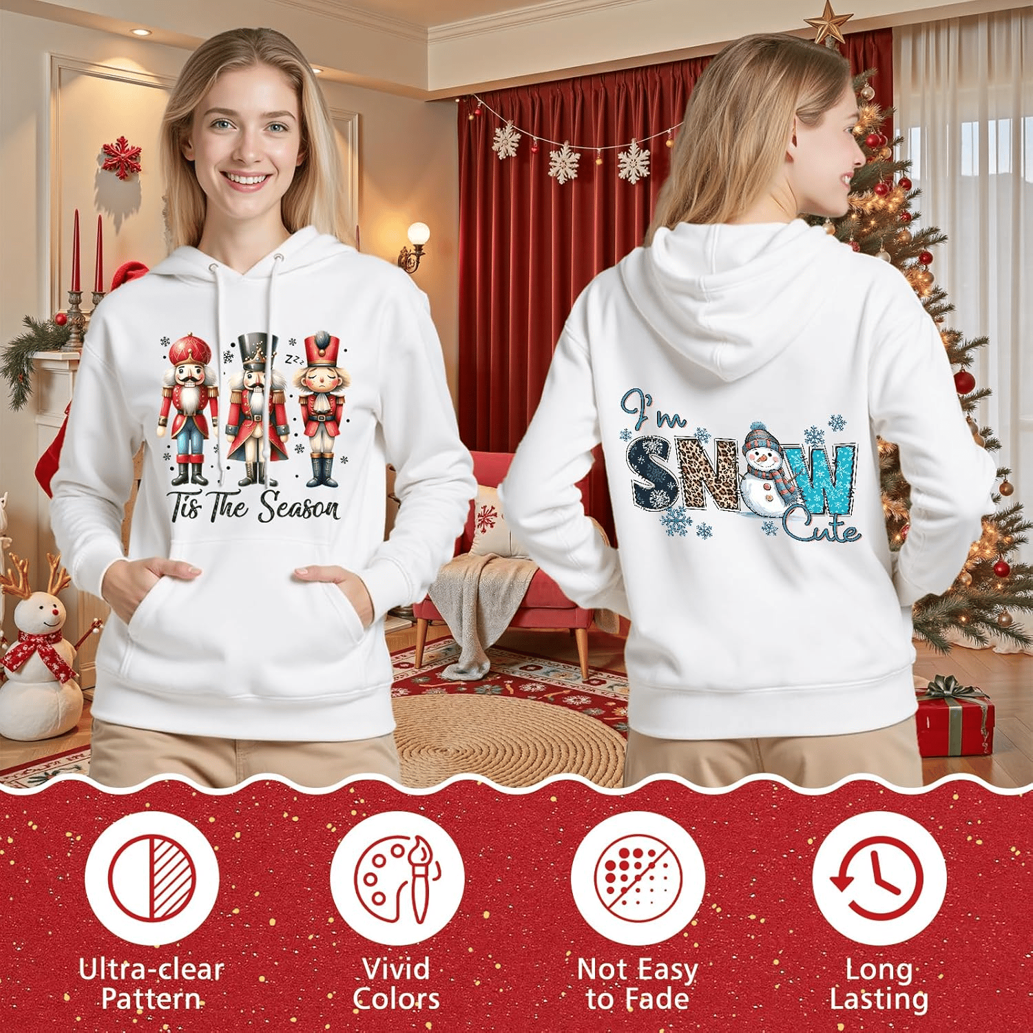 15 Premium Christmas Mystery DTF Transfer Bundle – Ready to Press Holiday Designs for Festive DIY Creations