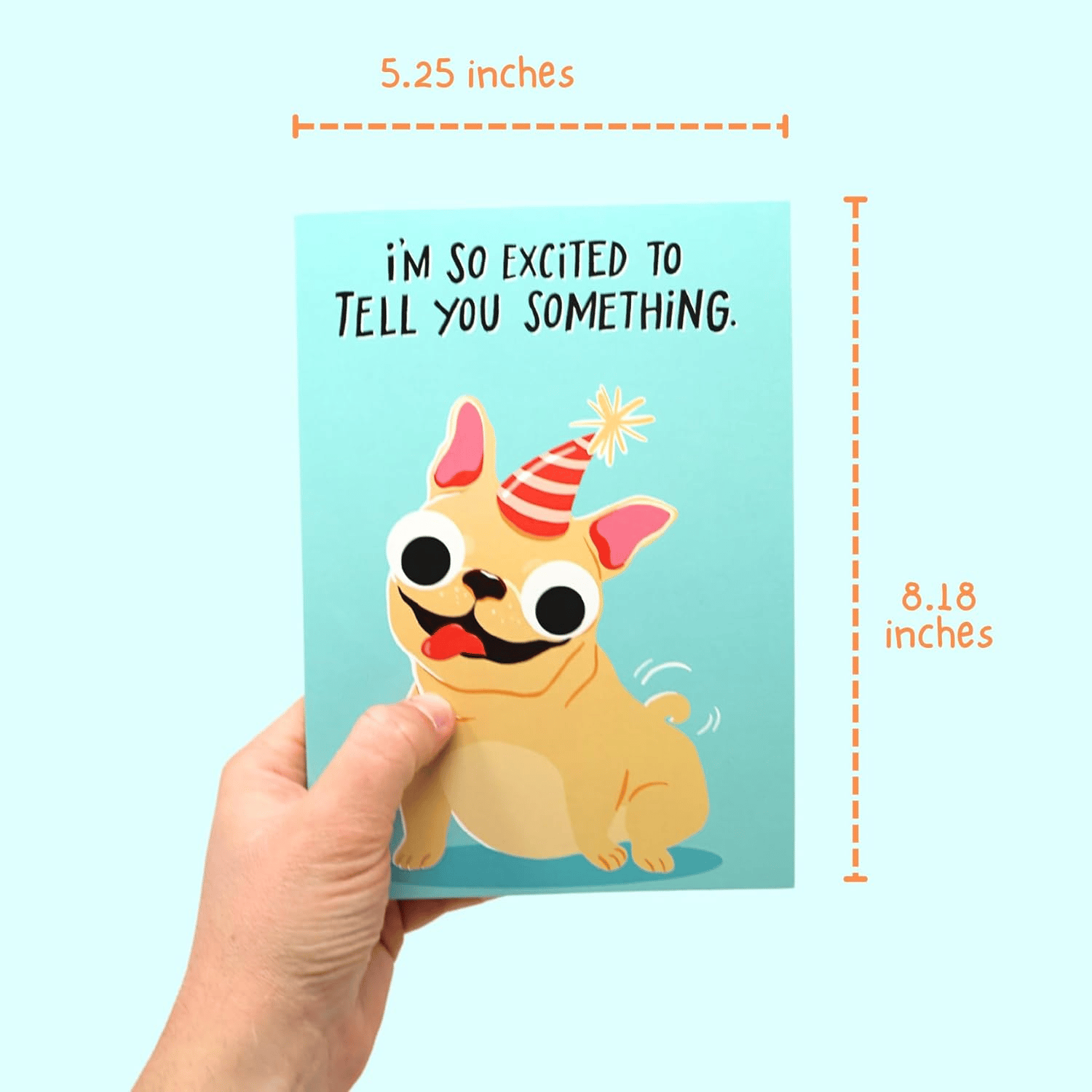 Farting Dog Birthday Card - Funny Birthday Card for Men Women Kids