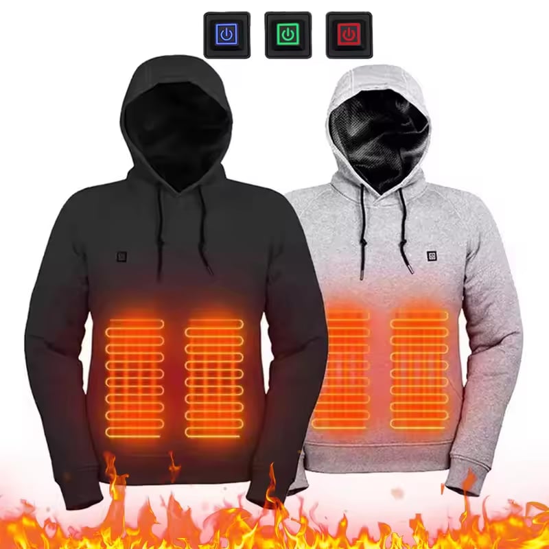 (🎁Last Day 49% OFF)🔥Winter Smart Heated Hoodie