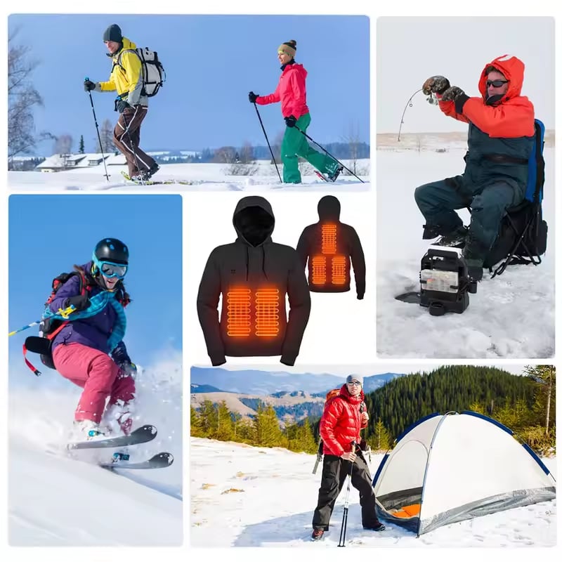 (🎁Last Day 49% OFF)🔥Winter Smart Heated Hoodie