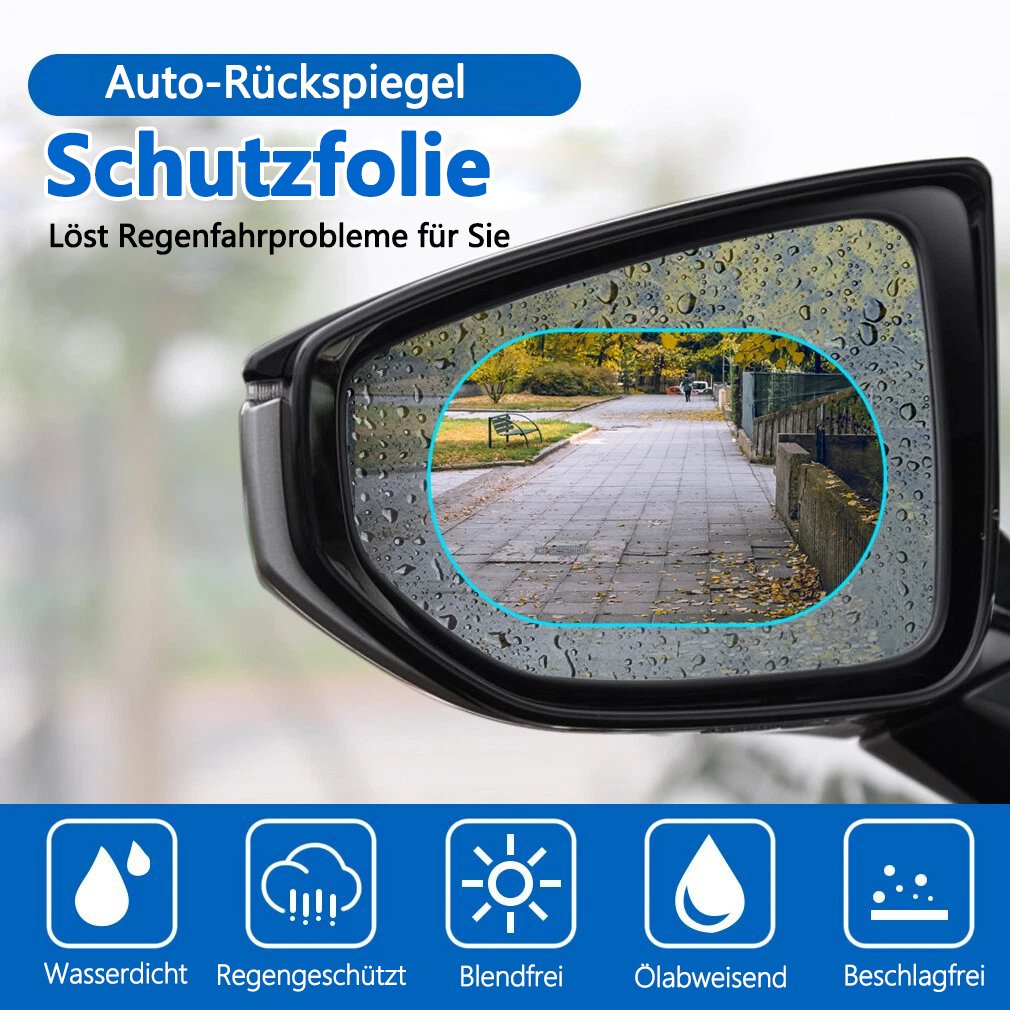 4 Stück Auto-Rückspiegelfolie