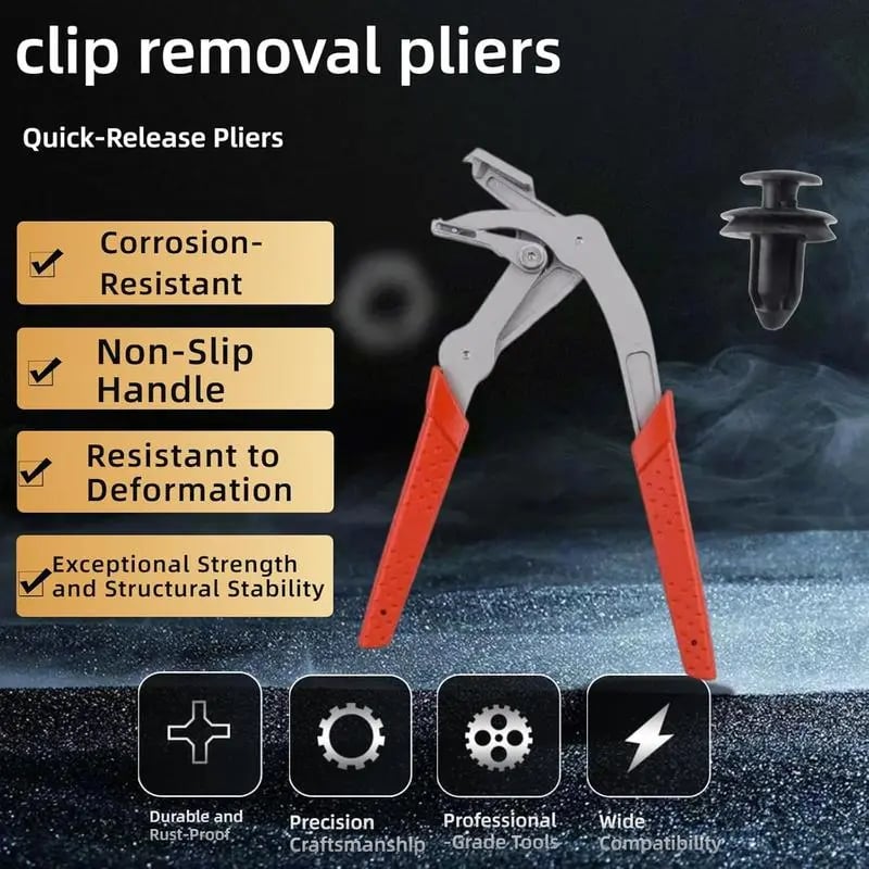 Auto Fastener Clip Removal Pliers