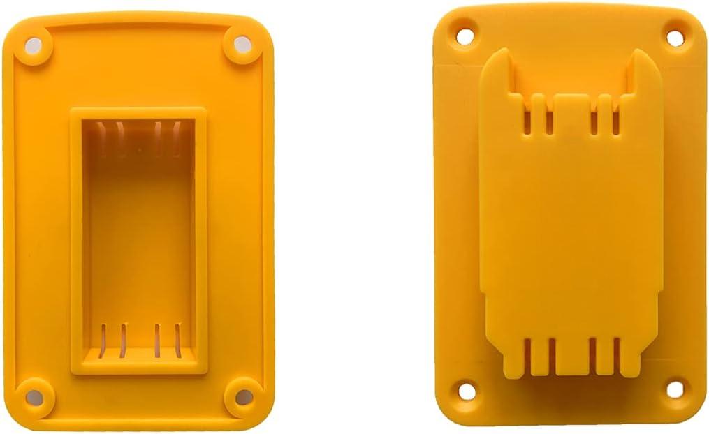 5 Packs Tool Holders for Dewalt 20V 12V Drill Tool Mount Fit for Milwaukee M18 Tools Yellow