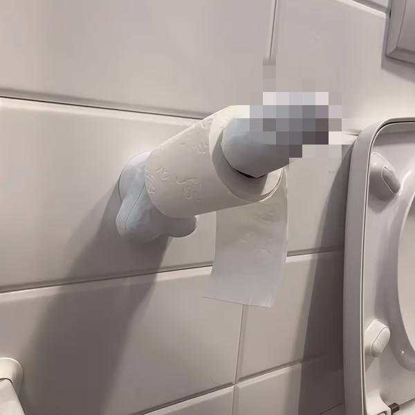 🚽 Funny Toilet Paper Holder – The Ultimate Bathroom Conversation Starter 😂