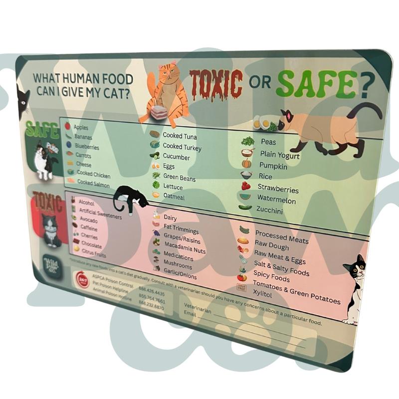 🔥 🧲“Can My Dog or Cat Eat This?” Quick-Check Pet Food Guide Magnet 🐶🐱