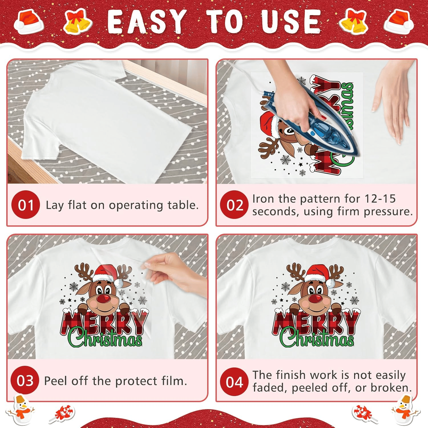 15 Premium Christmas Mystery DTF Transfer Bundle – Ready to Press Holiday Designs for Festive DIY Creations