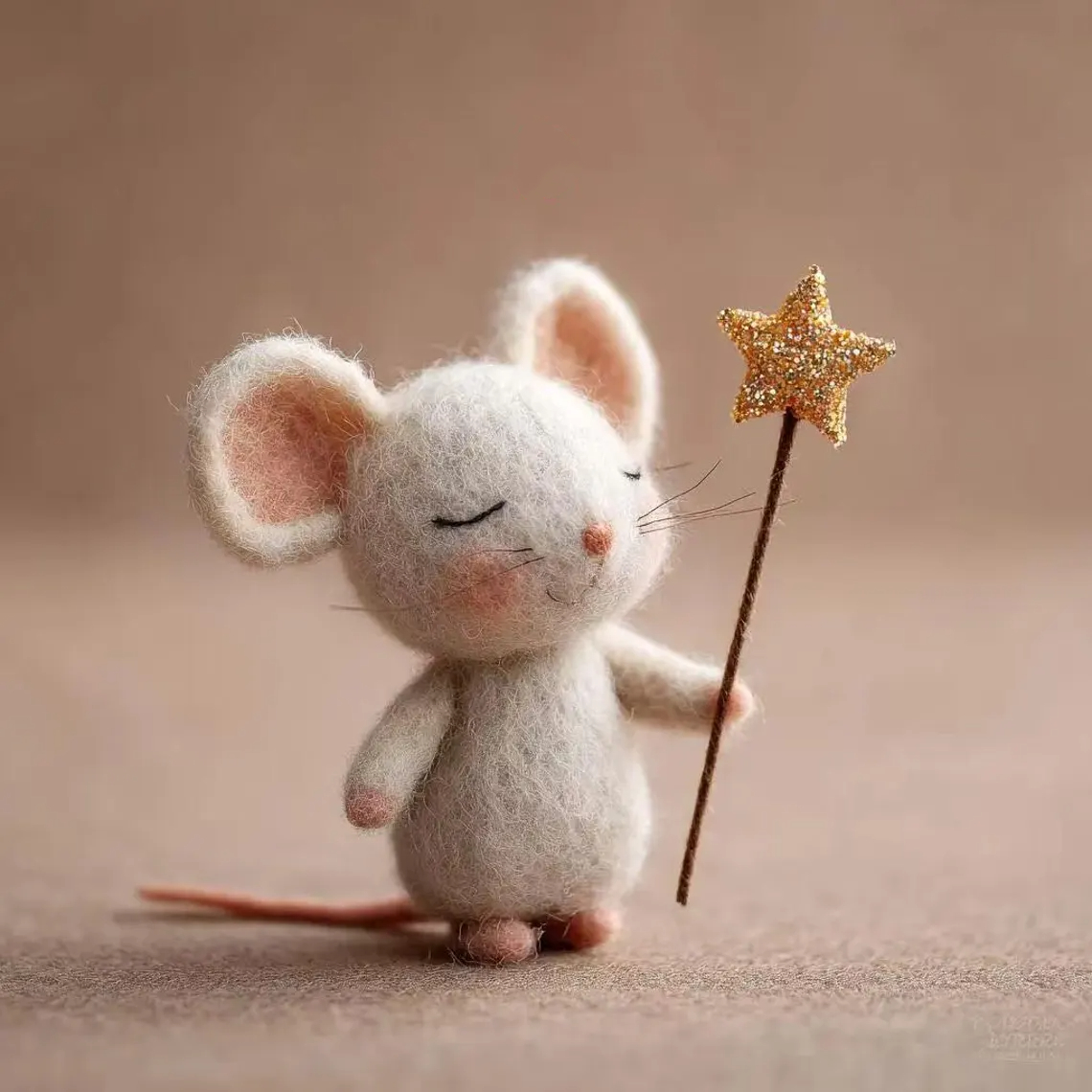🧵🐭 Starry Night Felt Mice