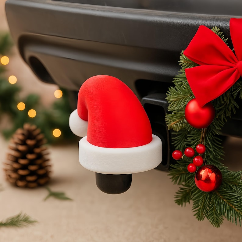 Santa Hat Hitch Cover