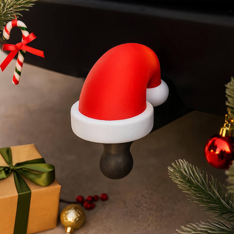 Santa Hat Hitch Cover