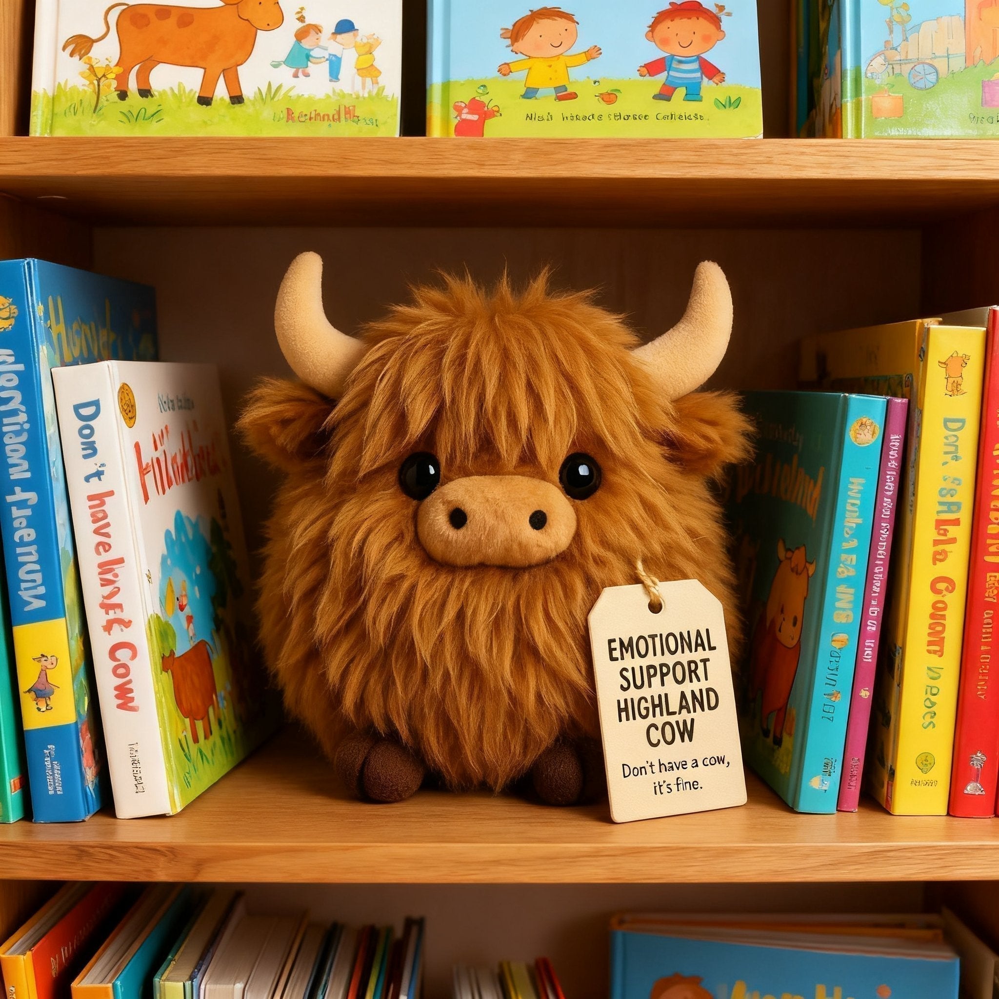 Highland Cow Emotional Support Plush