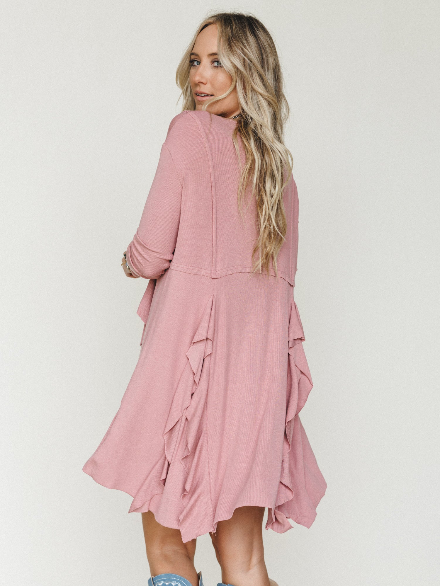 Cherry Blossom Dress - Dusty Pink