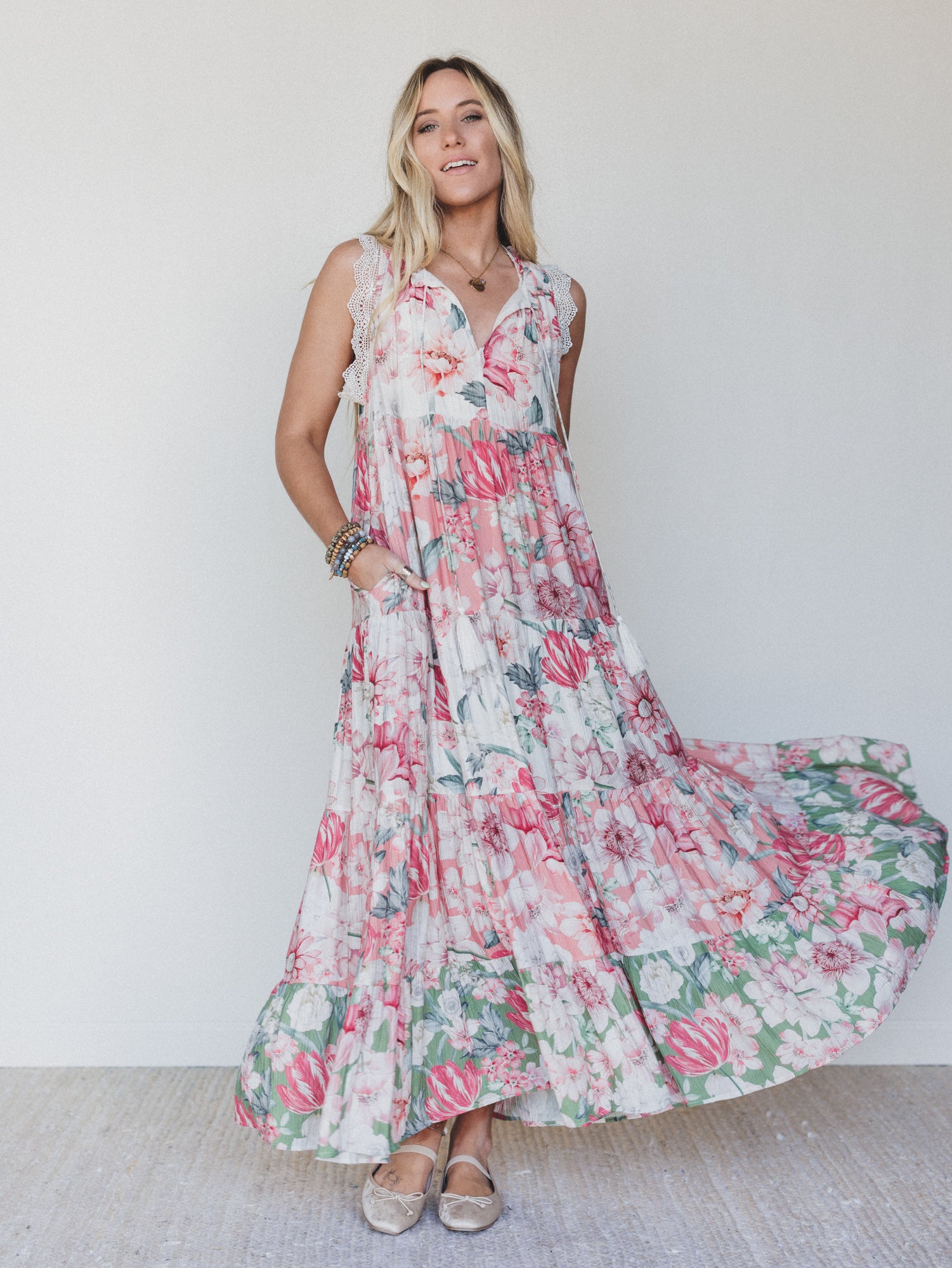 Zeya Floral Maxi Dress - Floral Multi