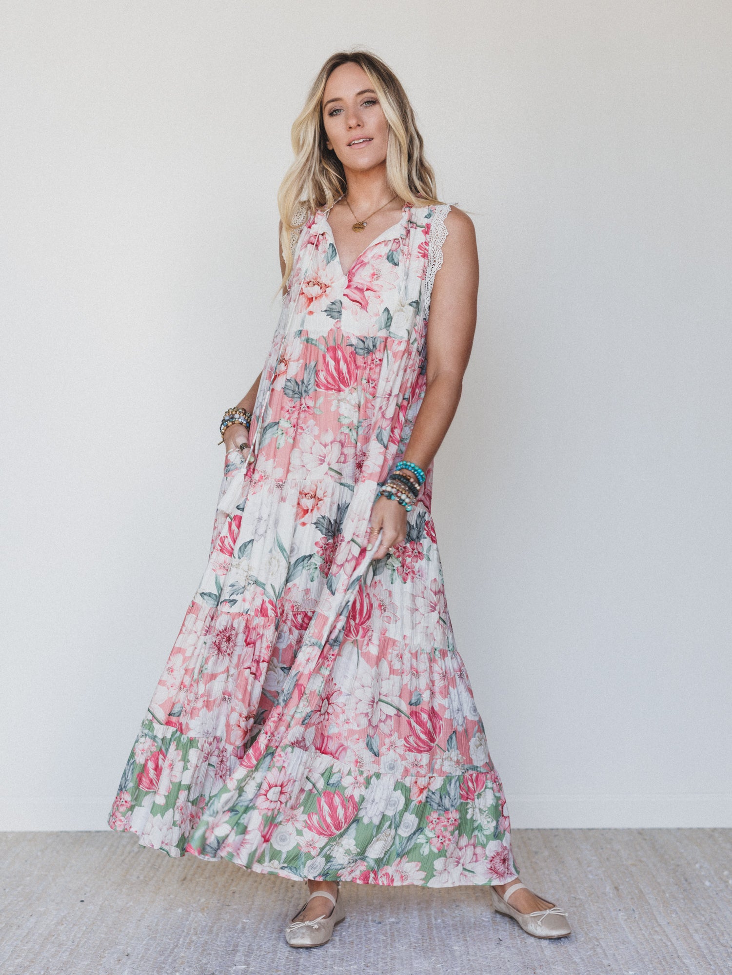 Zeya Floral Maxi Dress - Floral Multi