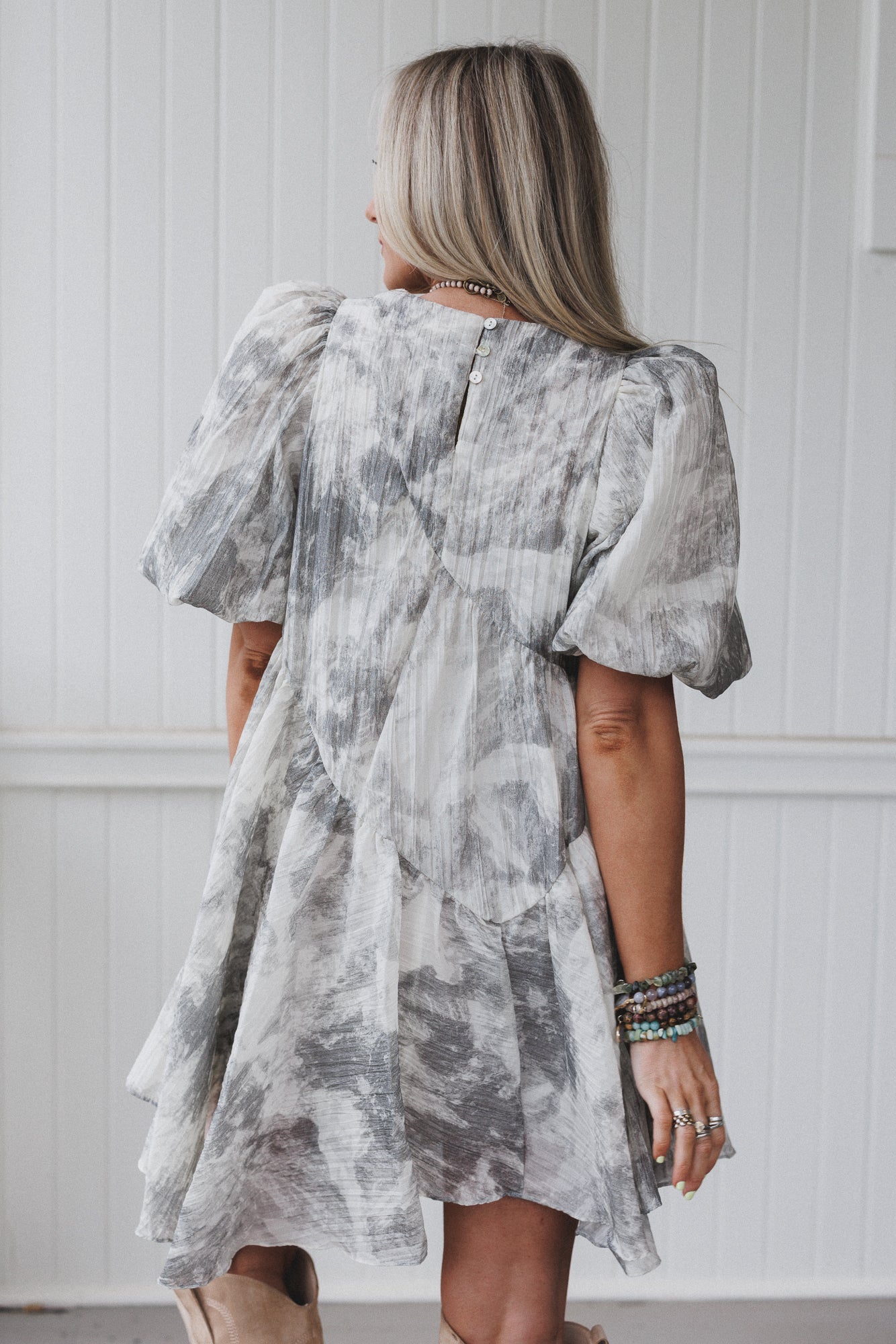 Dream Cloud Dress - Gray