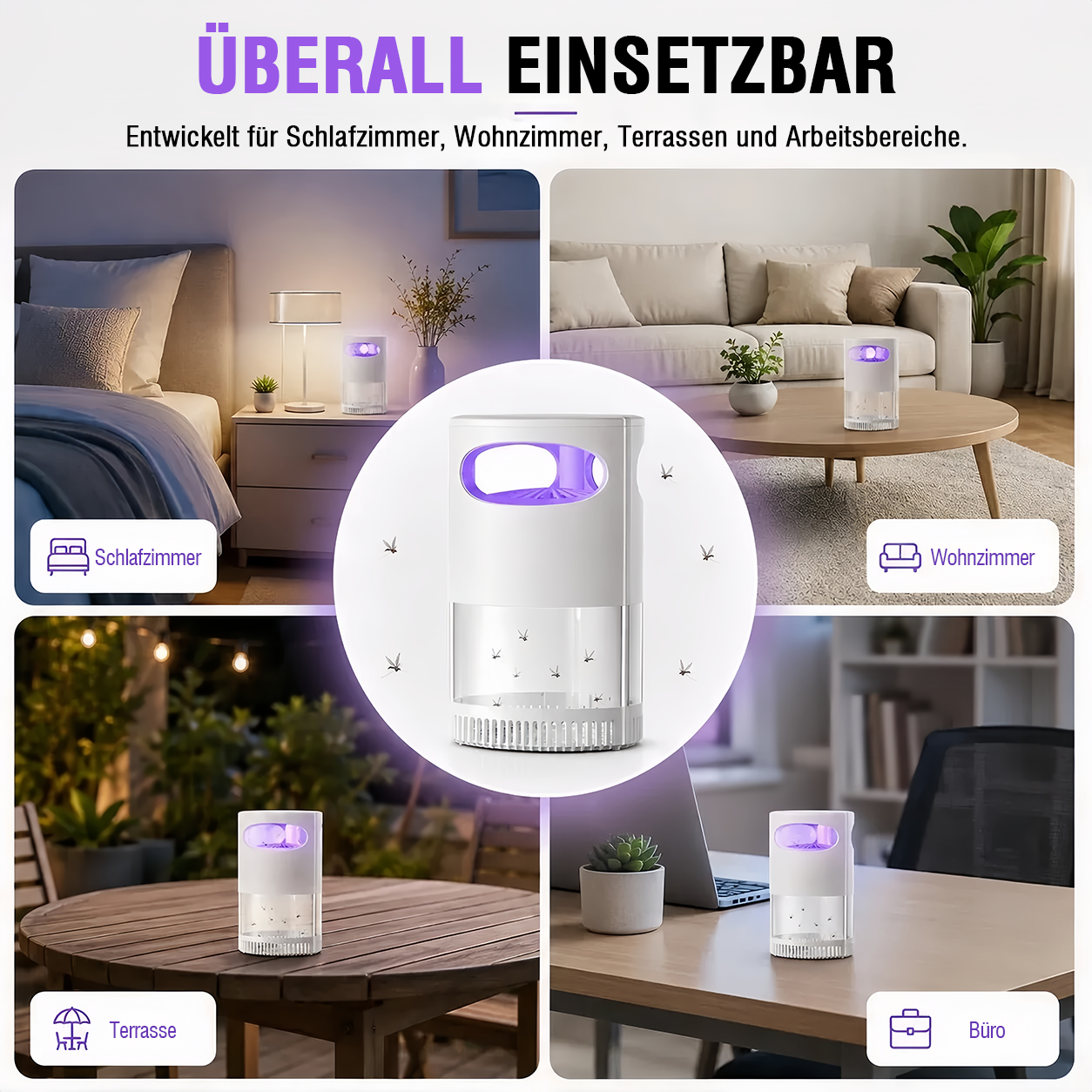 🦟 49 % Rabatt! UV-Mückenlampe – leise, USB-Anschluss, chemikalienfrei. Über 50.000 Mal verkauft! 🔇🌙