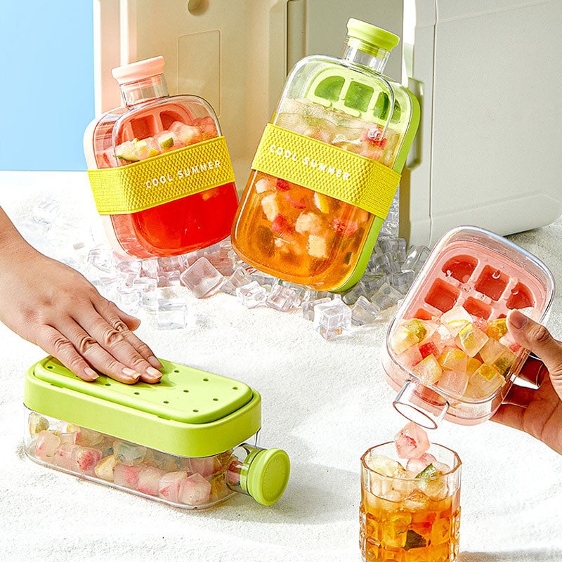 Kettle-Shaped Press Ice Tray – Easy Release & Large Capacity