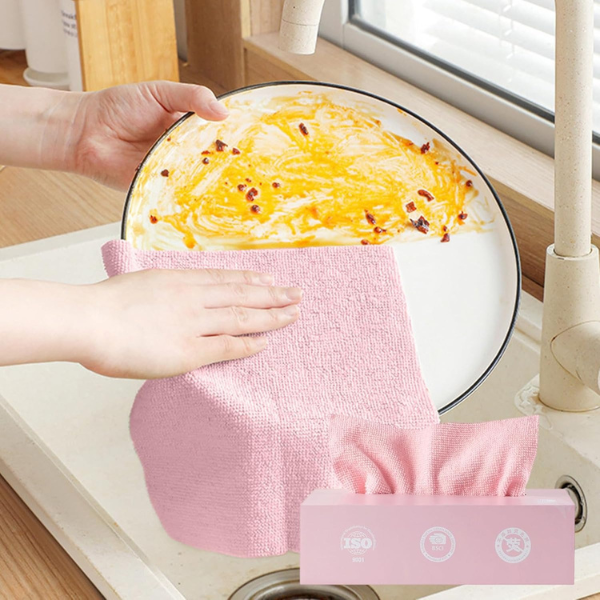 Stretchy Microfiber Cleaning Cloth for Kitchen