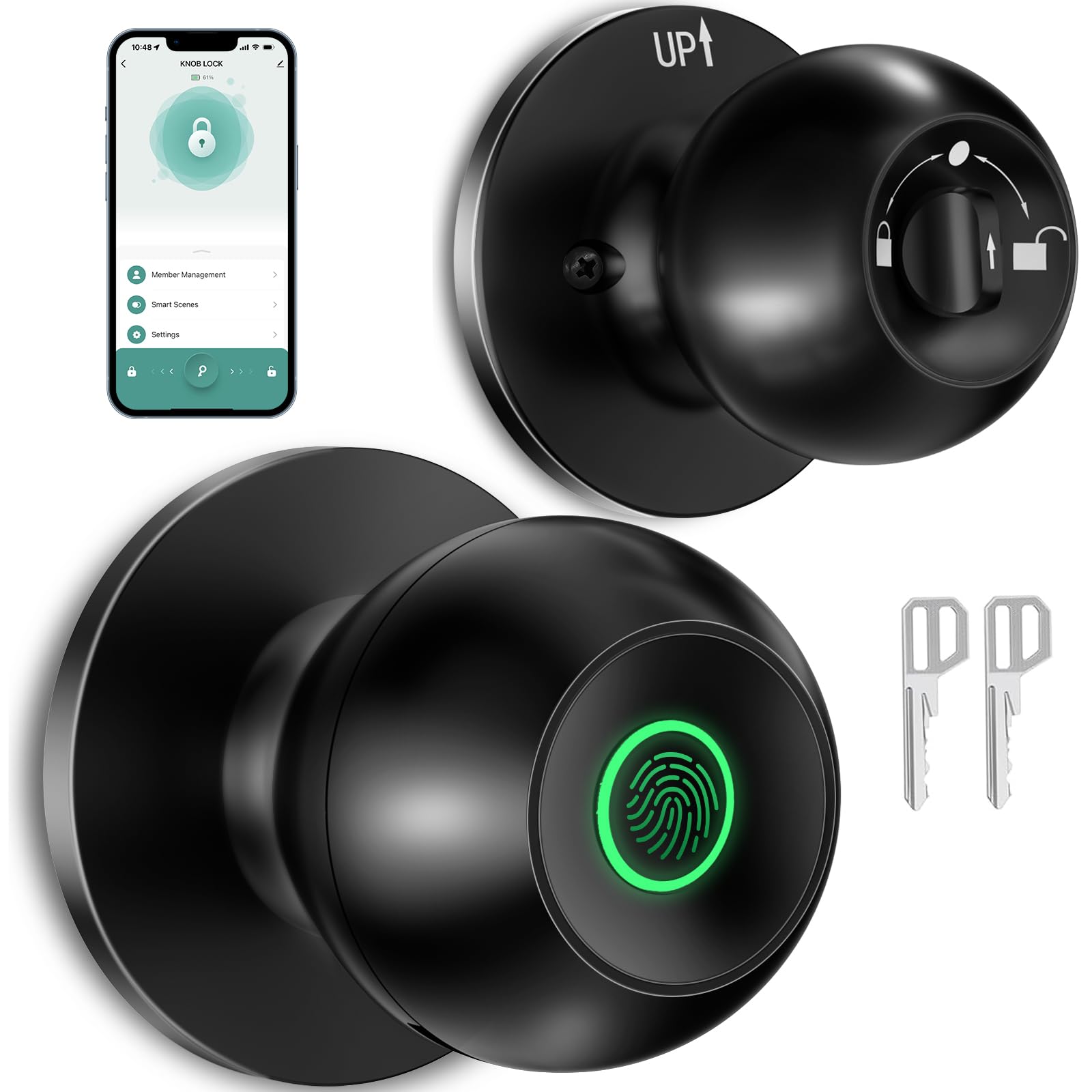 New smart fingerprint door lock