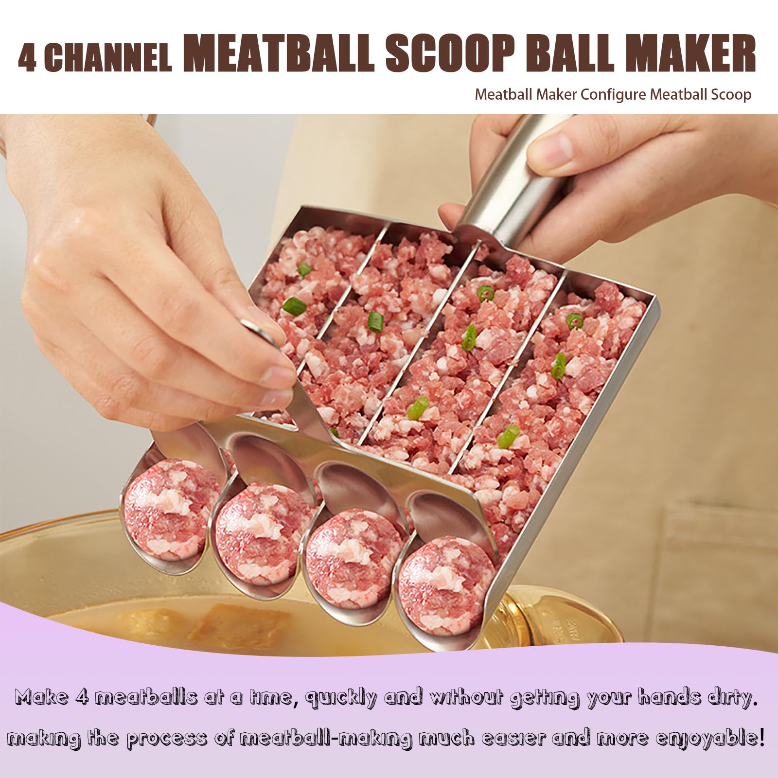 4-In-1 Meatball Maker Tool - Essential Kitchen Gadgets