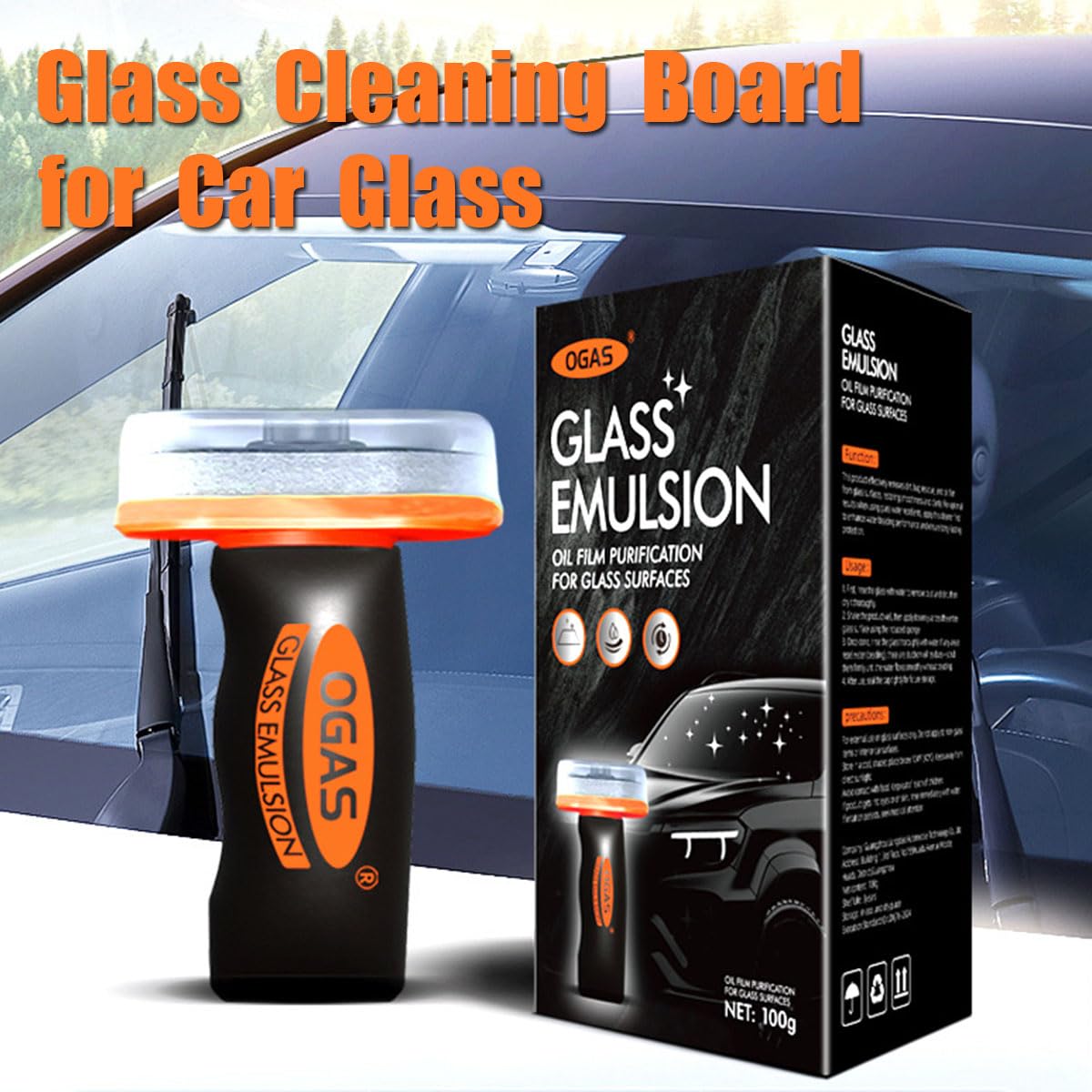 Glass Oil Film Remover for Car