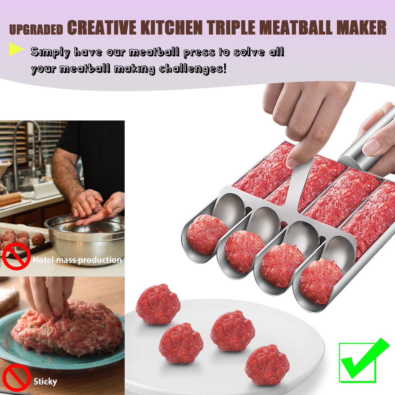 4-In-1 Meatball Maker Tool - Essential Kitchen Gadgets