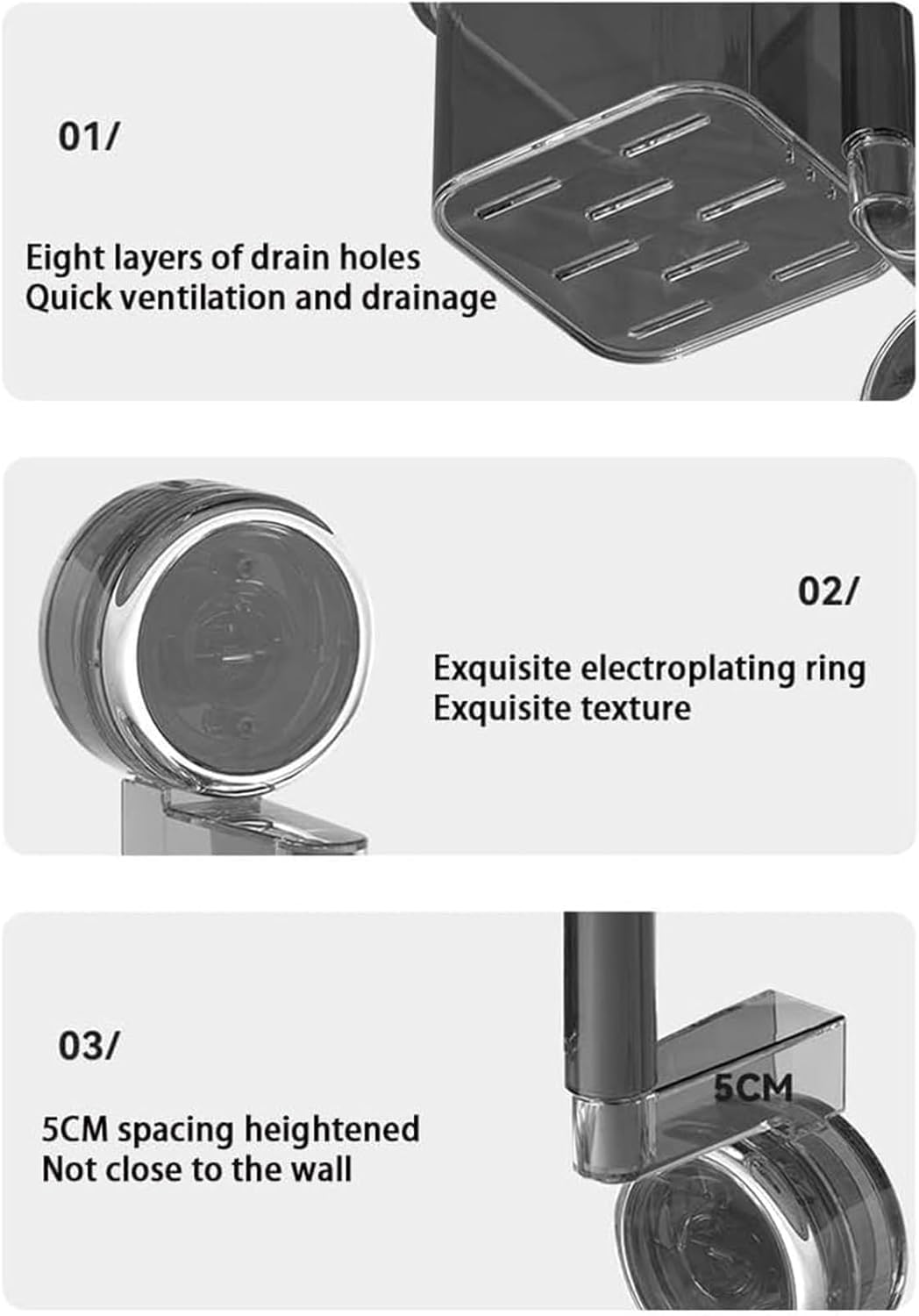 Punch-free rotating wall-mounted storage rack