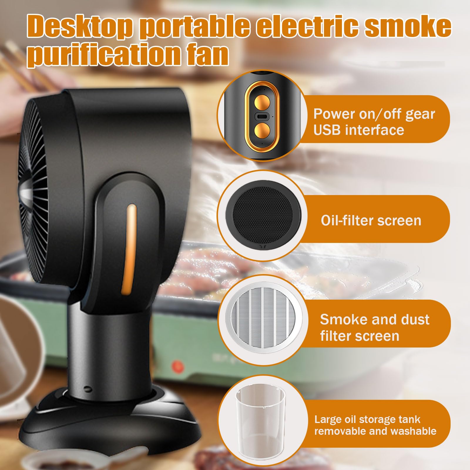 Portable smoke filter