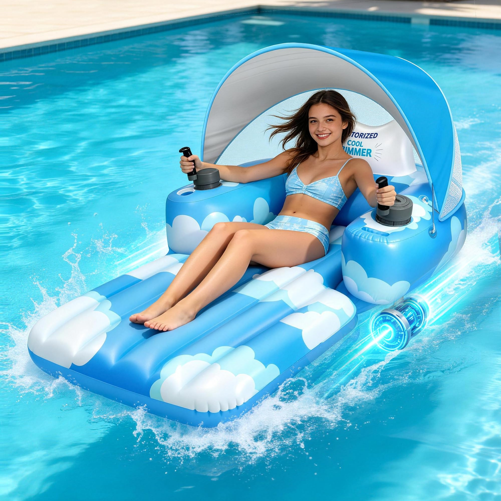 Motorized Pool Float for Adults