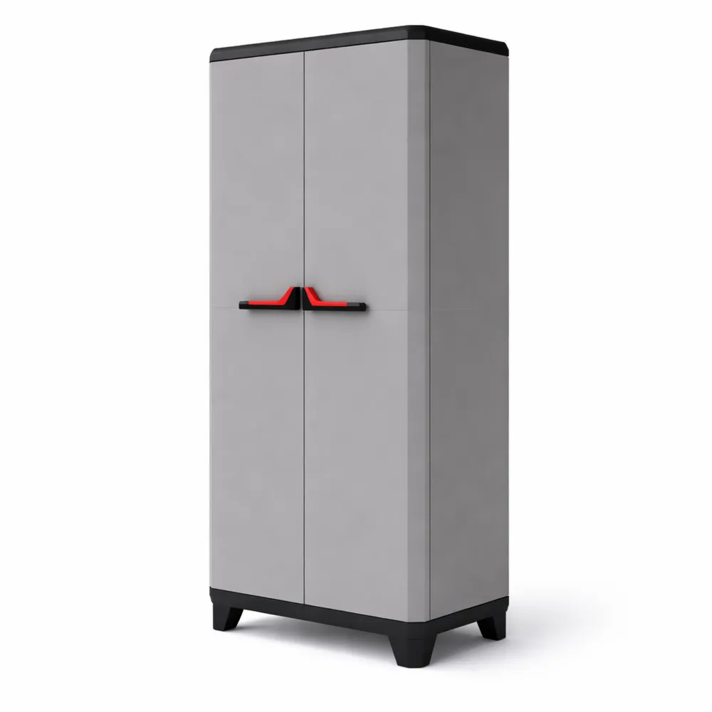 Armoire de Rangement Multifonction avec Étagères Ajustables