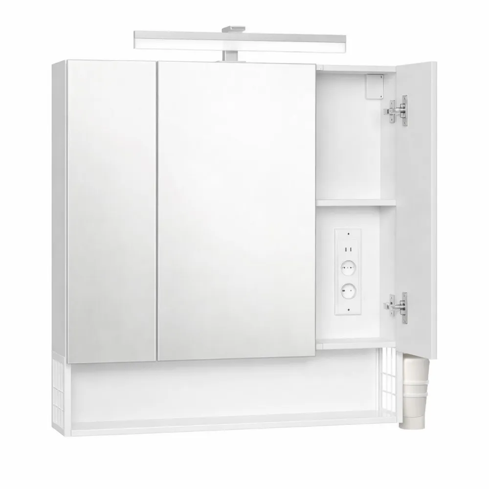 Armoire de Rangement pour Salle de Bain avec LED et Accessoires