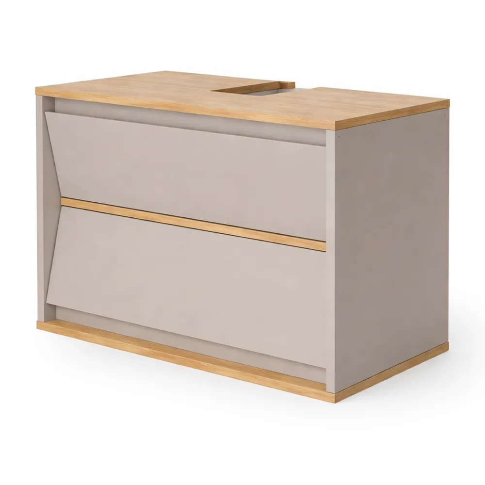 Meuble de salle de bain 80x50 cm avec tiroirs