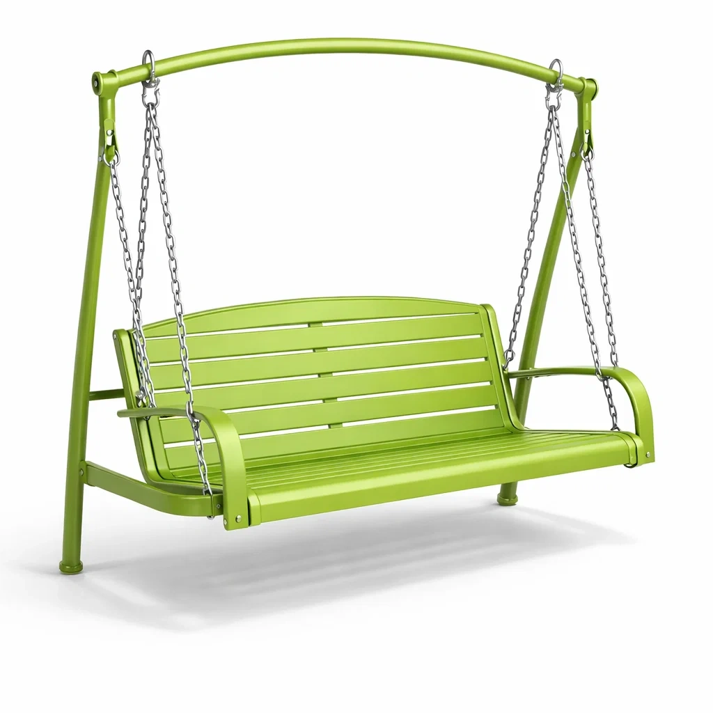 Hollywoodschaukel metall grün-nesthavenstyle