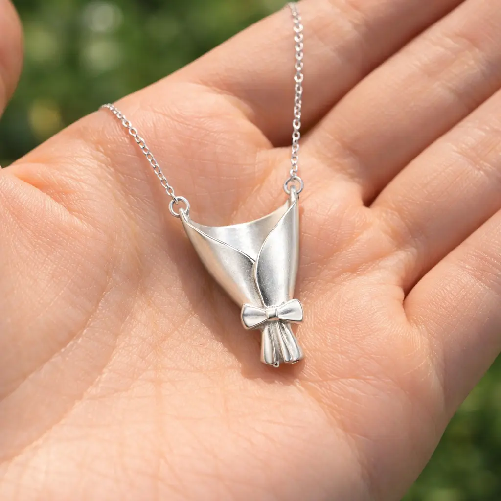 💐Flower Bouquet Necklace – The romantic gift for her 💖🎁