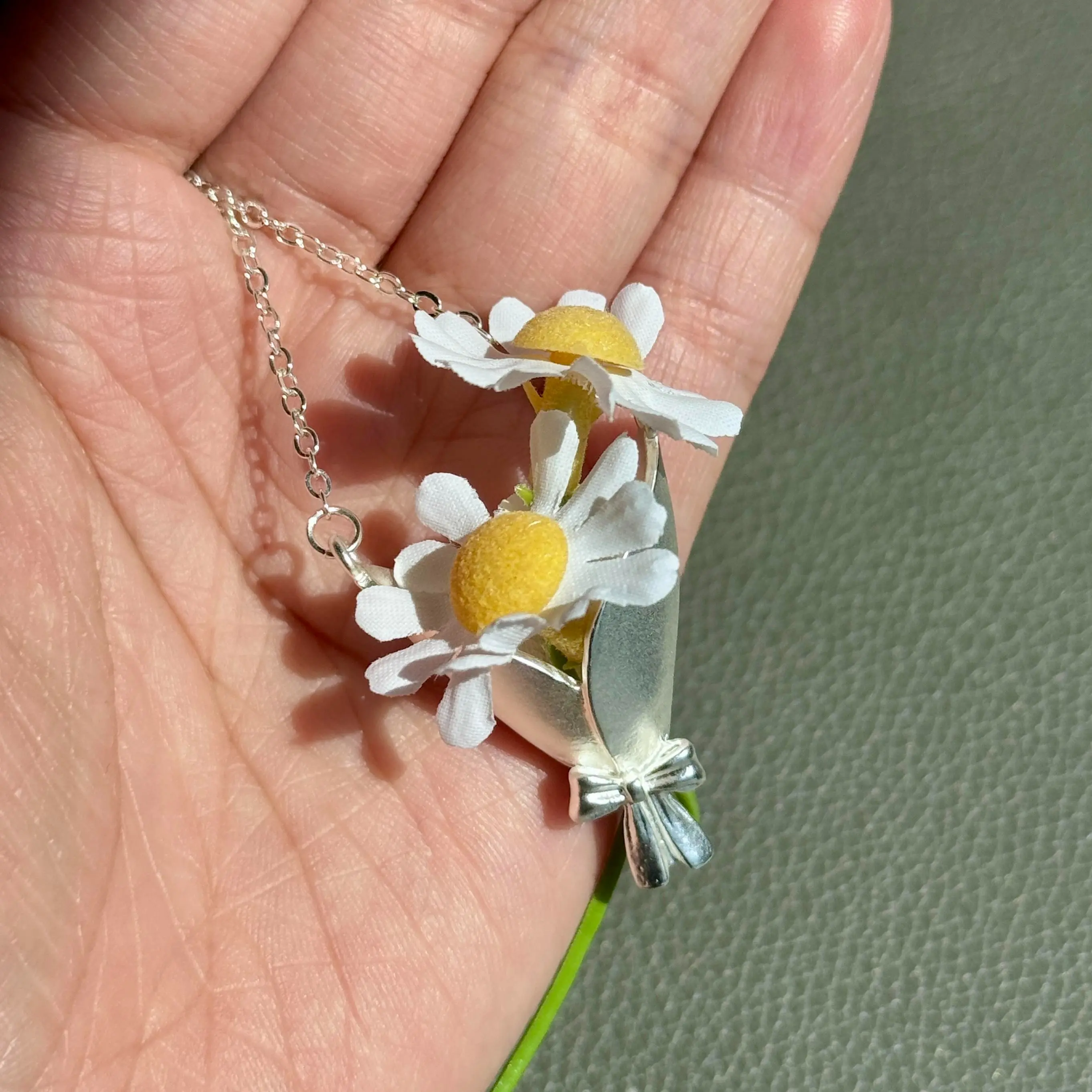 💐Flower Bouquet Necklace – The romantic gift for her 💖🎁