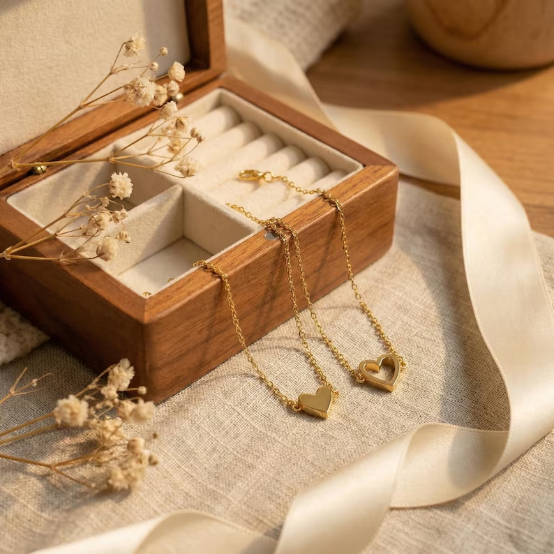 Matching Heart Bracelets for Women – Heart Charm and BFF Friendship Styles