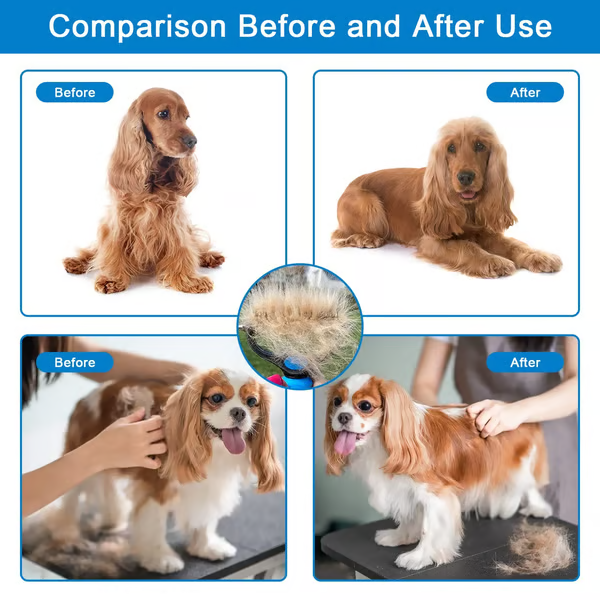 Pet Grooming Tool, Universal Detangling Comb for Dogs and Cats