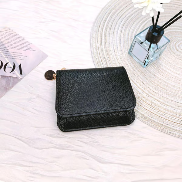 💖Hot 49% OFF🌹RFID Short Wallets for Women – Fashionable Card Holder with Key Ring & Coin Purse