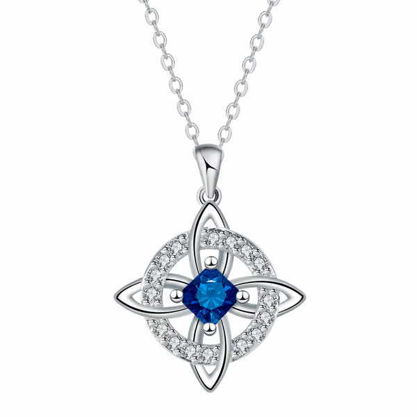 Mystical Birthstone Witches Knot Necklace – Natural Crystal🔮💞Protect Your Loved Ones