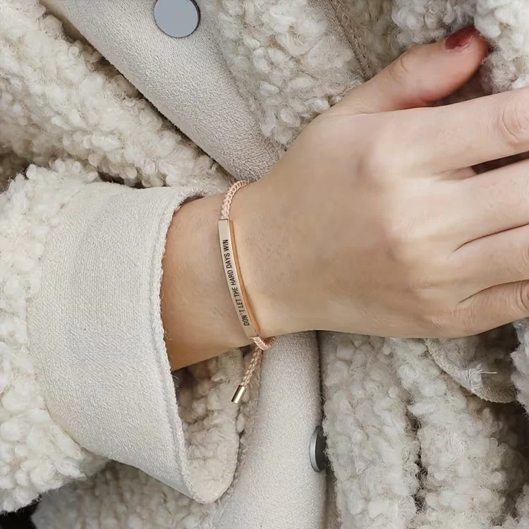  Don't Let The Hard Days Win Inspire Bracelet