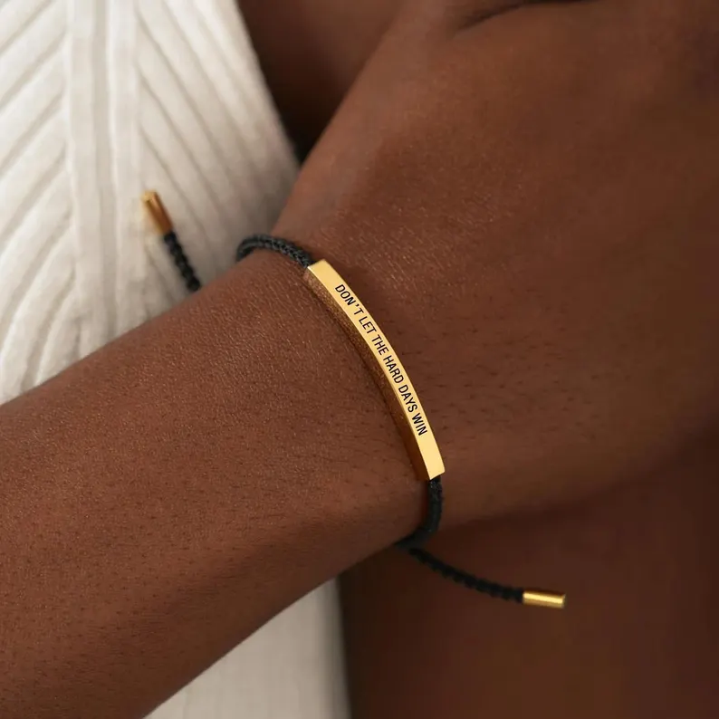  Don't Let The Hard Days Win Inspire Bracelet