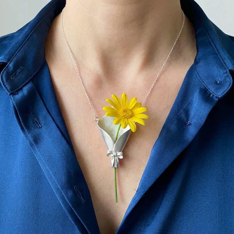 💐Flower Bouquet Necklace – The romantic gift for her 💖🎁