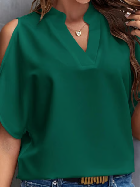 🎁Last Day Promotion 49% OFF✨Women's Solid Color Casual Fitted T-Shirt